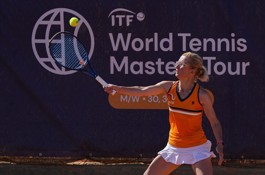 Regina Balcune in actie op de WK Masters